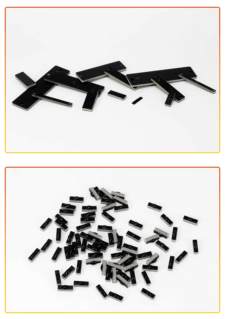 PCB RFID-tag til metal med lang læseafstand og børstet finish til sammenligning af RFID-løsninger.