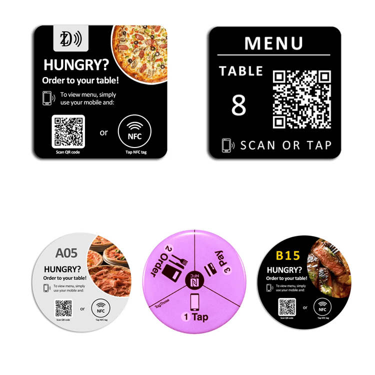 NTAG216 NFC mærkater med holdbar labeloverflade i NFC epoxy mærkatkategorien.