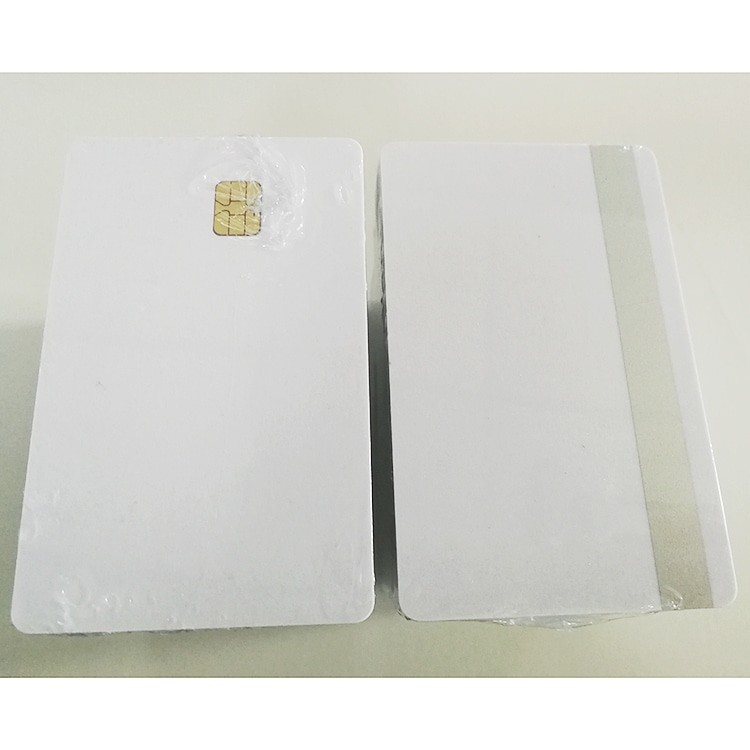 Kontakt IC-kort til sikre ID-kort vist med detaljer omkring kontaktchippen.
