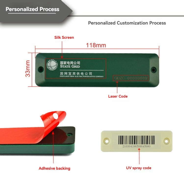 Billede af ABS RFID-tags til metaloverflader til fabriksaktiver med premium overflade til ABS RFID-tags til metaloverflader anvendelser.