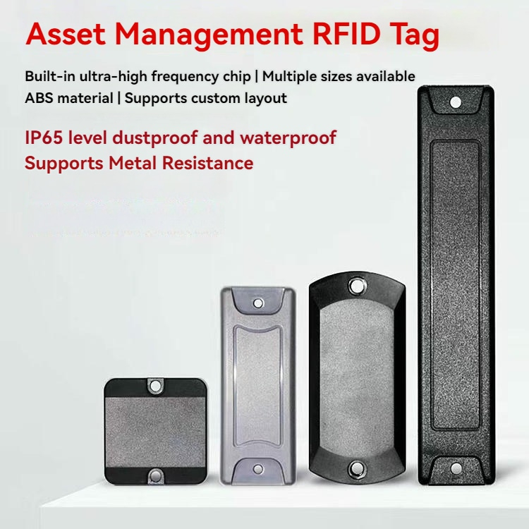 ABS RFID-tags til metal til fabrikkers MRO-aktiver vist med placering på en metaloverflade til købere der sammenligner løsninger inden for ABS RFID-tags til metal.