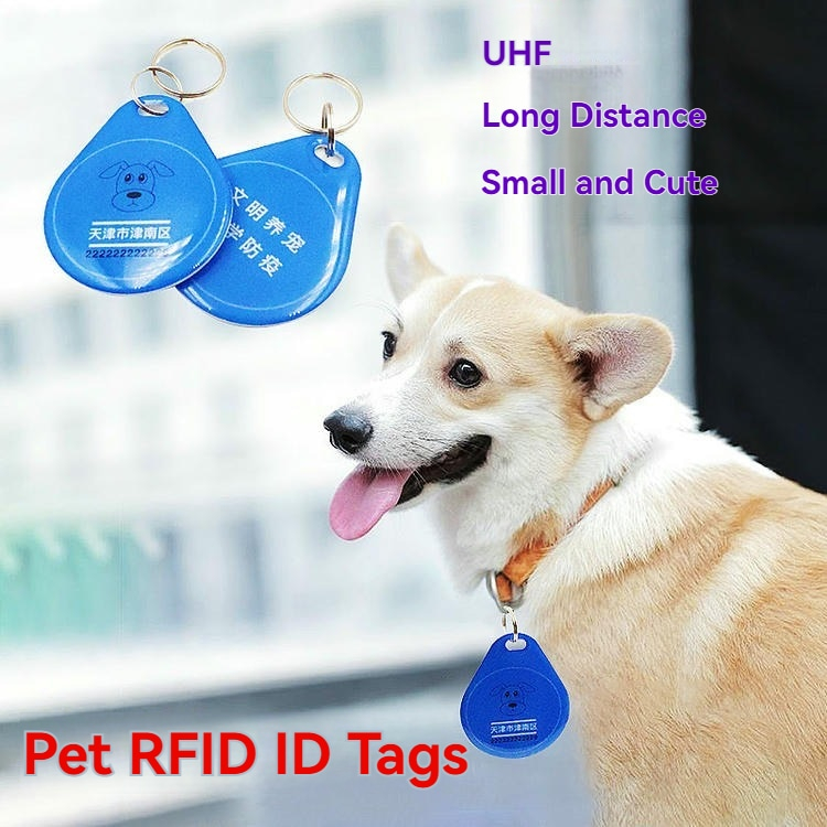 Dette RFID-ID-tag til kæledyr har en unik QR-kode der gør det muligt for enhver som finder dit bortkomne kæledyr straks at scanne og få kontaktoplysninger.