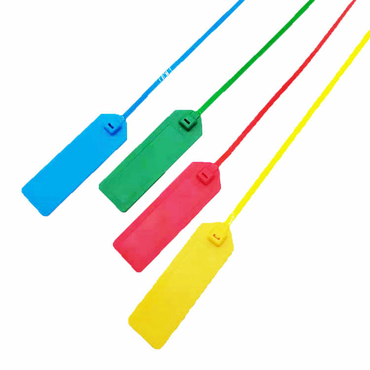 Genanvendelige RFID kabelbindere til sporing med mulighed for stregkodemærkning.