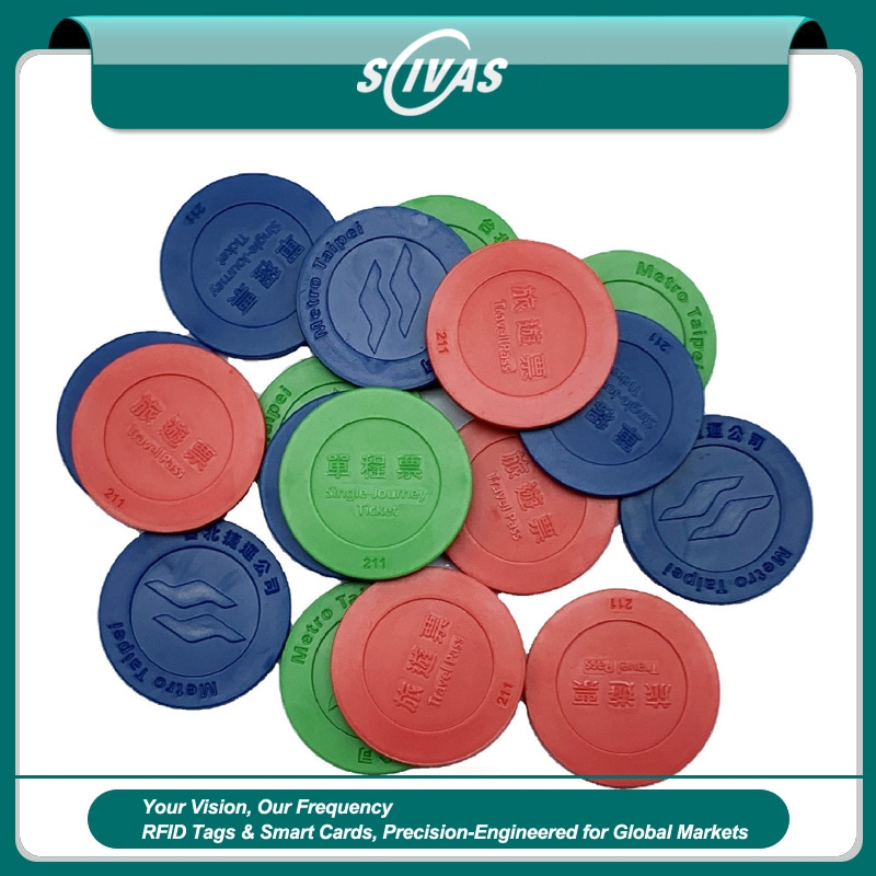 Specialfremstillede HF RFID-tokens til adgang og billetter