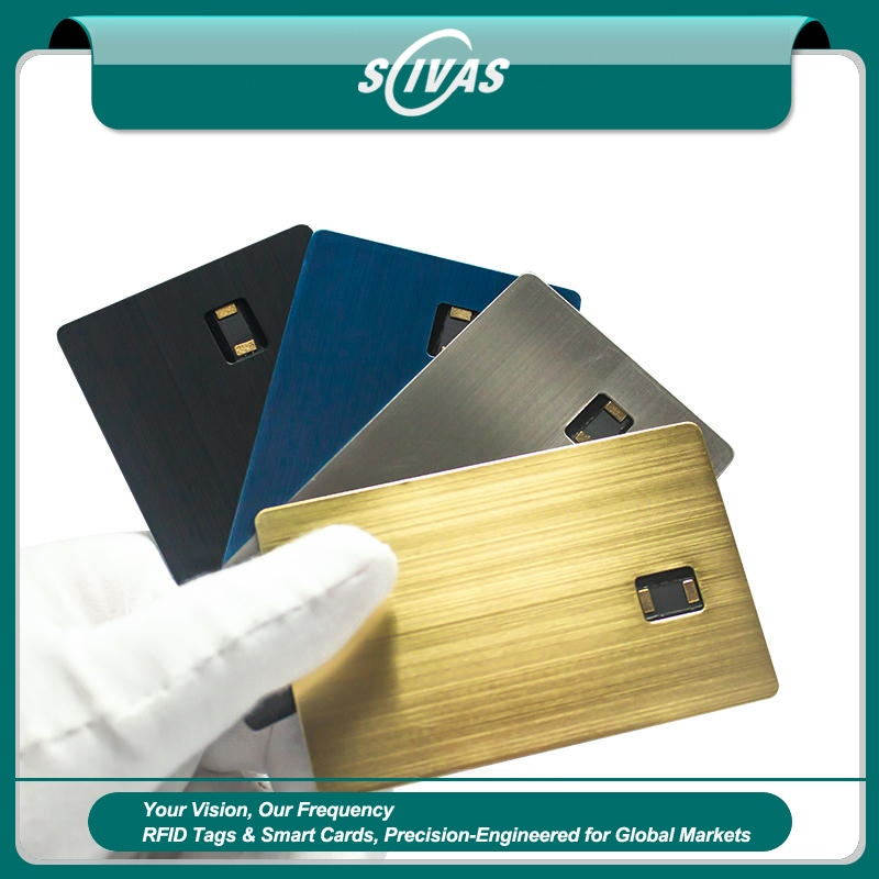 Hybride metal-PVC IC-kort til sikker adgangskontrol
