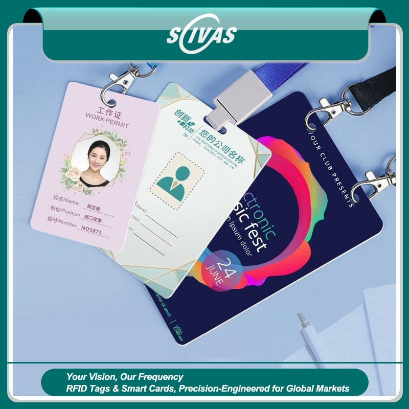 Tilpassede PVC-adgangskort og ID-kort til sikker adgang