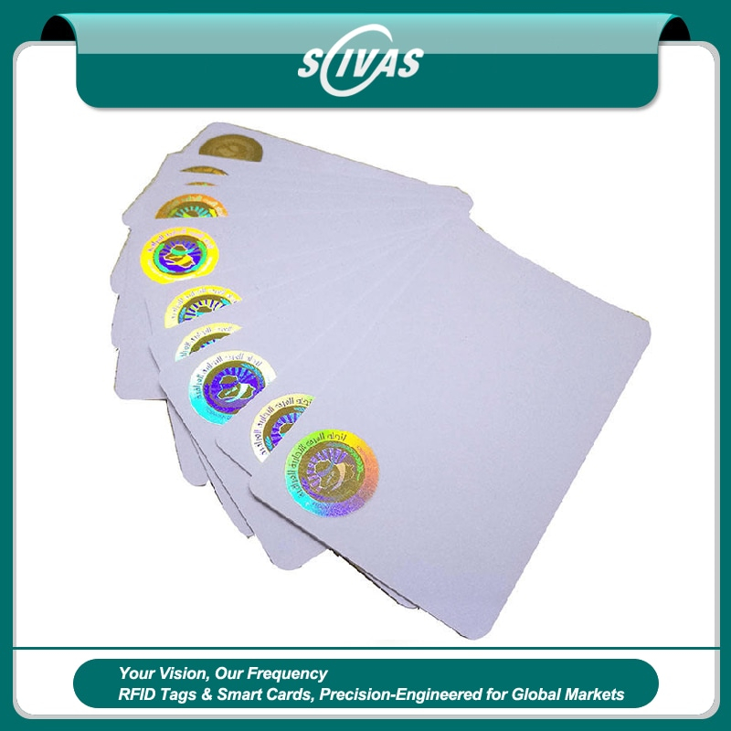 Specialfremstillede PVC-kort med hologramsikkerhed