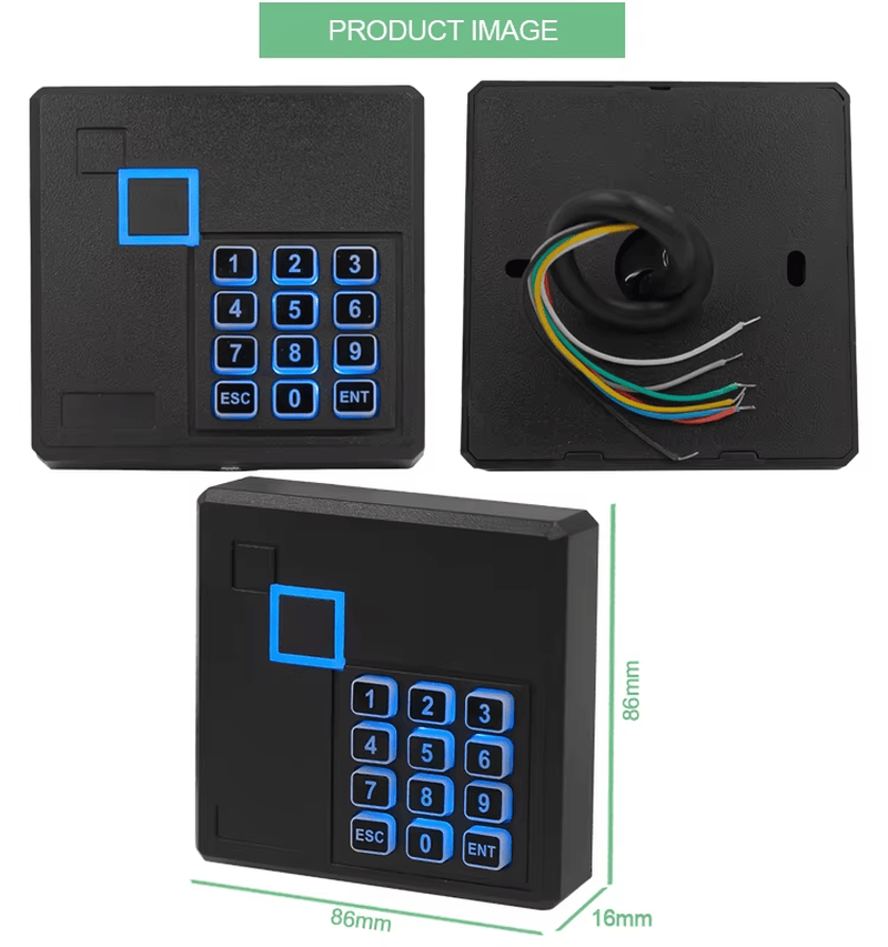 Detaljeret lednings- og installationsvejledning for 103-2634 læseren med forbindelse til Dallas Touch Memory og standard controllere.